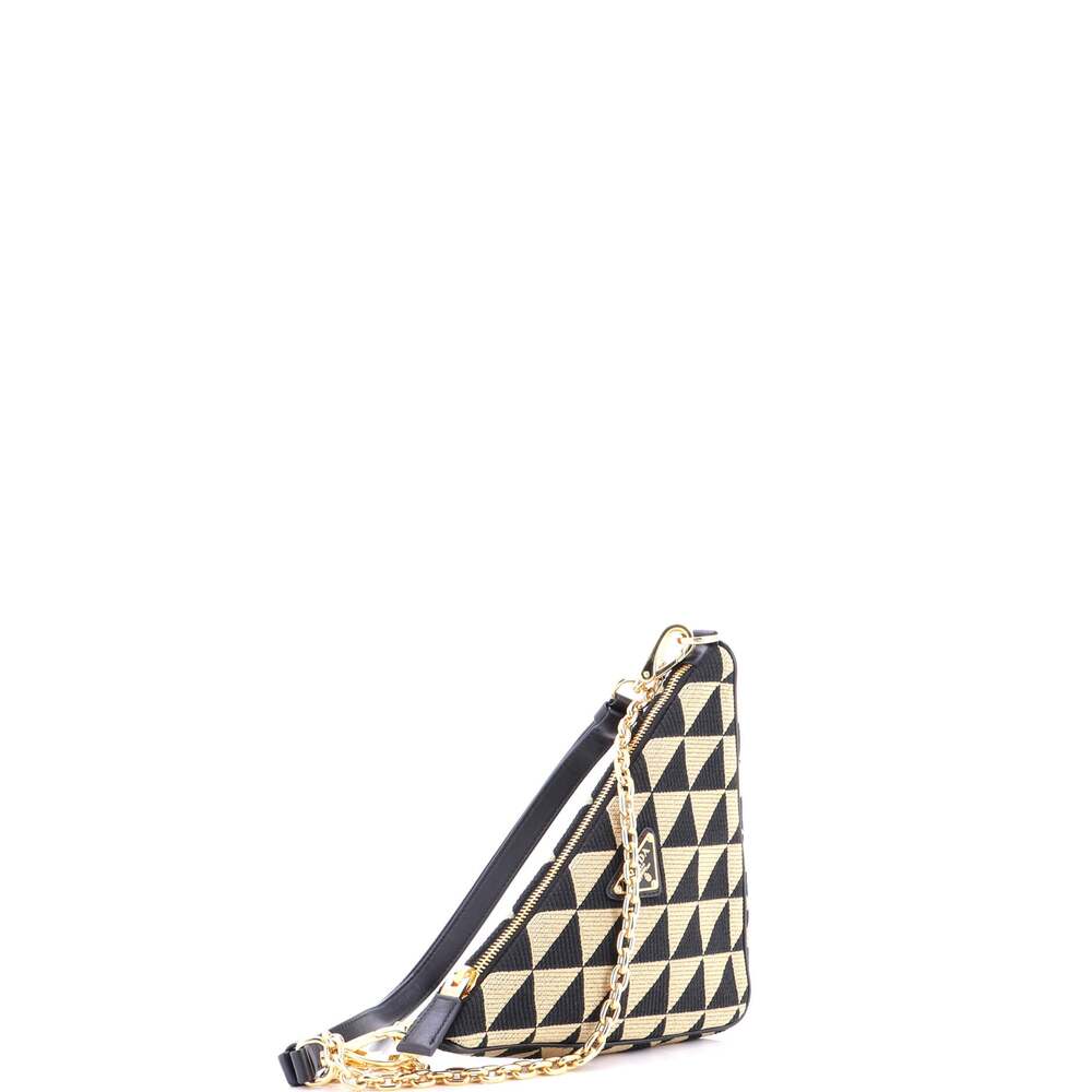 Prada Symbole Triangle Bag Jacquard #204488P20B - Picture 2 of 6